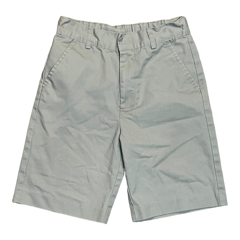 UNIK Boy’s Flat Front Khaki Chino Uniform Shorts EUC